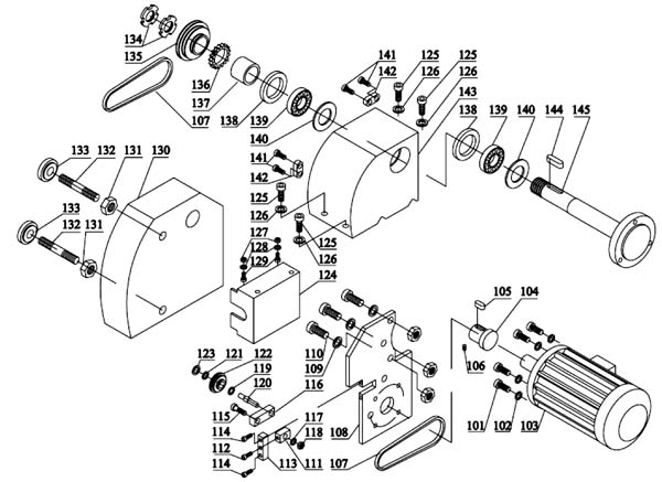 WM180V Складання передньої бабки токарного верстата